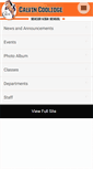 Mobile Screenshot of coolidgeshs.org